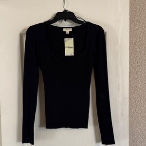 Eesome Elegant Black Long Sleeve Top
